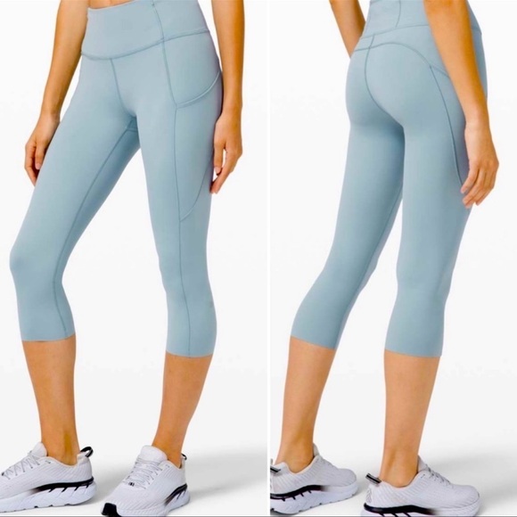 Lululemon Fast and Free Crop Size 4 - Picture 1 of 8